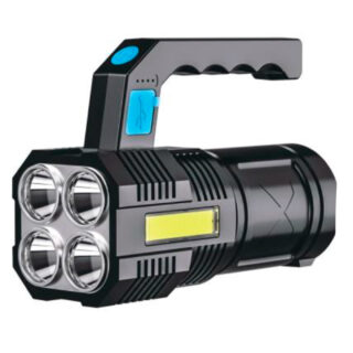 LINTERNA 3W MULTIFUNCIONAL RECARGABLE 2 LUCES