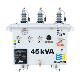TRANSFORMADOR TRIFÁSICO SUBESTACIÓN 45 kVA 13.2V - 208V